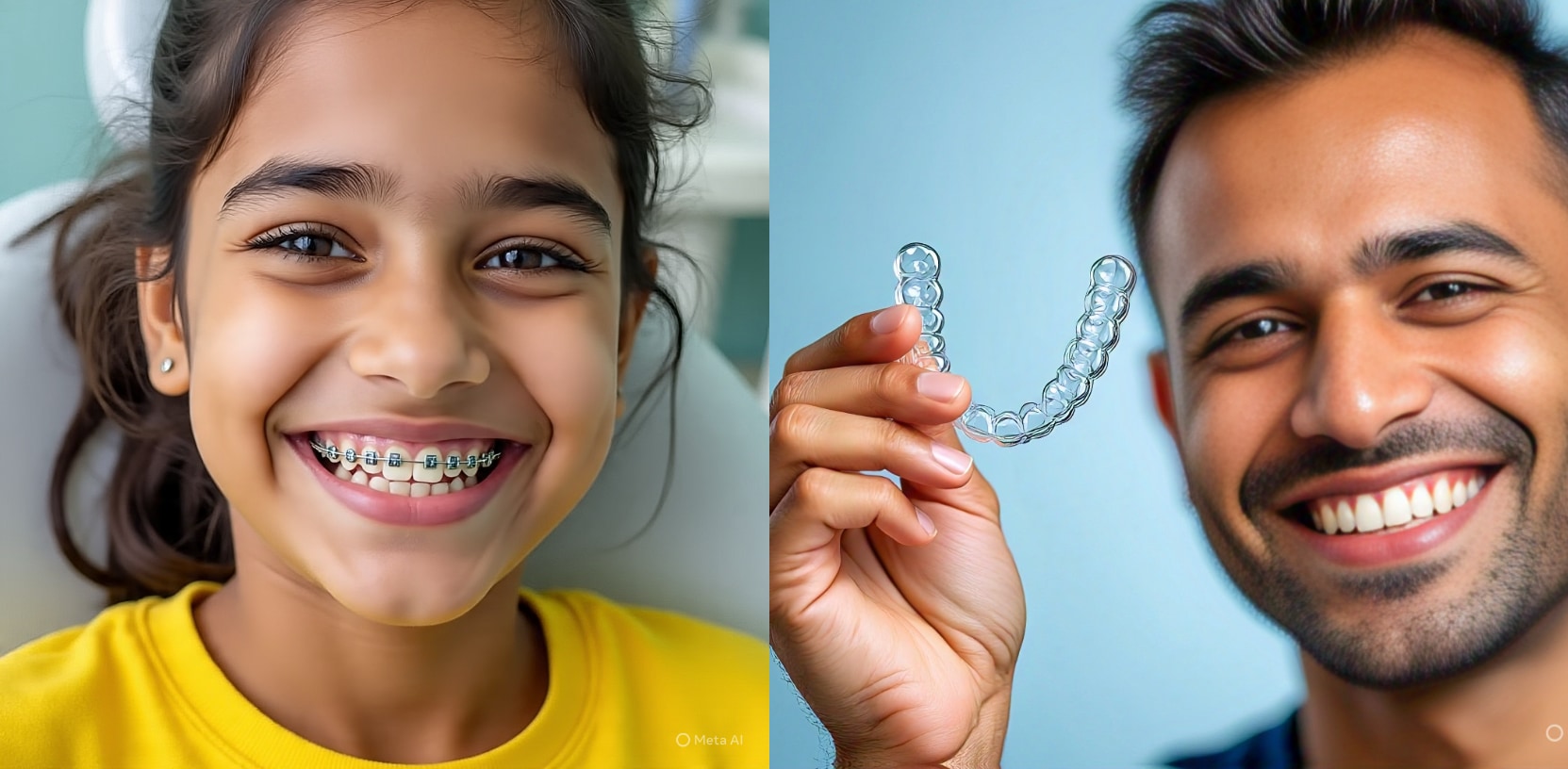 Braces and Aligner Patient